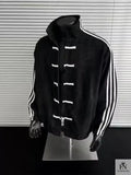 CNY Black Jacket - mannequin front view
