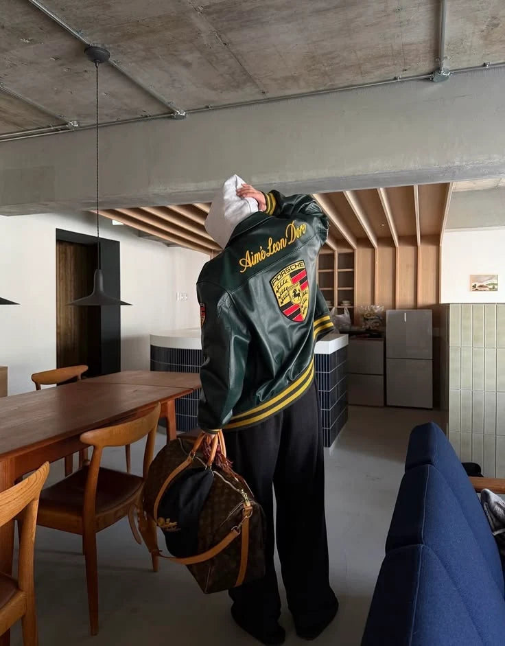 Aimé Leon Dore x Porsche jacket front view 2