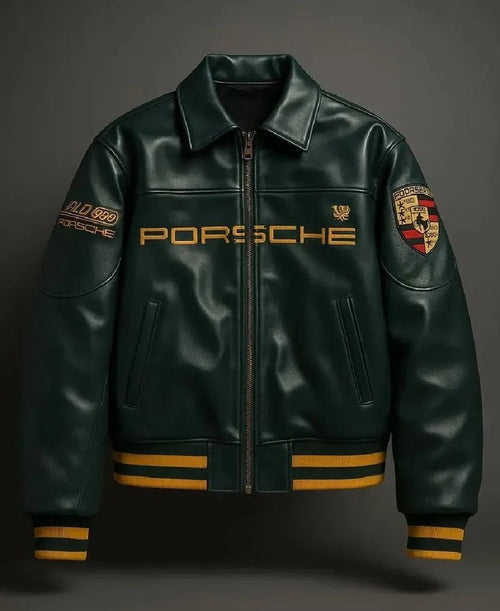 Aimé Leon Dore x Porsche jacket front view