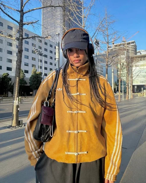 CNY Mustard Yellow Jacket - street style